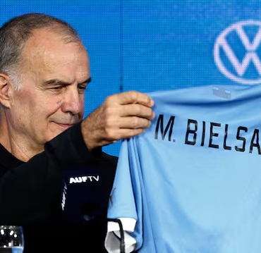 Marcelo Bielsa. DT de Uruguay.