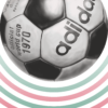 Ilustración del balón "Telstar" utilizado en el Mundial de México 1970. Autor: Pablo Toussaint