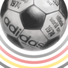 Ilustración del balón "Telstar Durlast" utilizado en el Mundial de Alemania 1974. Autor: Pablo Toussaint