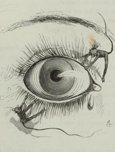 Bertall (Charles Albert d’Arnoux), “Les Révélations Brutales”, (Ilustración) Honoré de Balzac, Petites misères de la vie conjugale, Paris, Chez Chlendowski, 1846, p. 273, vía Internet Archive, https://archive.org/details/petitesmisres00balz/page/274/mode/2up